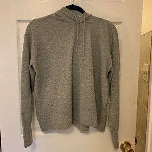 Grey Everlane cashmere hoodie
